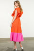 Susana Flutter Tiered Maxi Dress